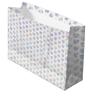 Grand Sac Cadeau Sacré cœur de gratitude Merci Multilingue 44 langu