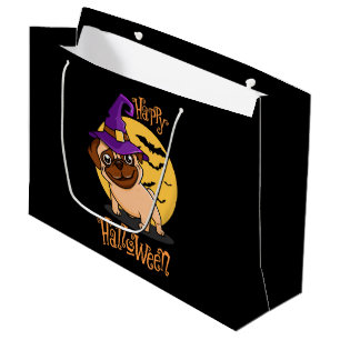 Grand Sac Cadeau Sacs-cadeaux Halloween Puggy