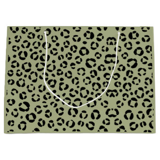 Grand Sac Cadeau Saged Leopard