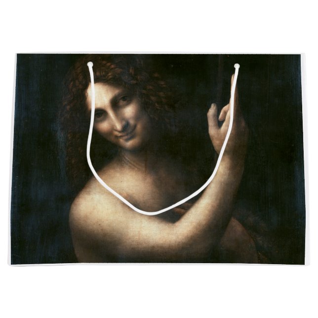 Grand Sac Cadeau Saint Jean Baptiste, Léonard de Vinci (Devant)