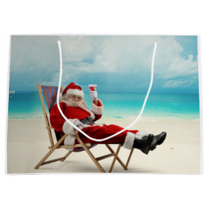 Grand Sac Cadeau Santa Claus