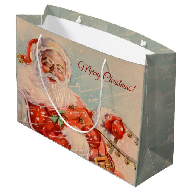 Grand Sac Cadeau Santas (Dos Angle)