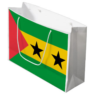 Grand Sac Cadeau Sao Tome and Principe Flag