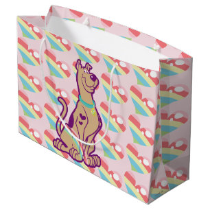Grand Sac Cadeau Scooby-Doo arc-en-ciel