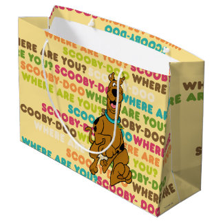 Grand Sac Cadeau Scooby-Doo Coureur "Où Es-Tu ?"