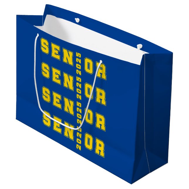 Grand Sac Cadeau Senior 2025 (Devant Angle)