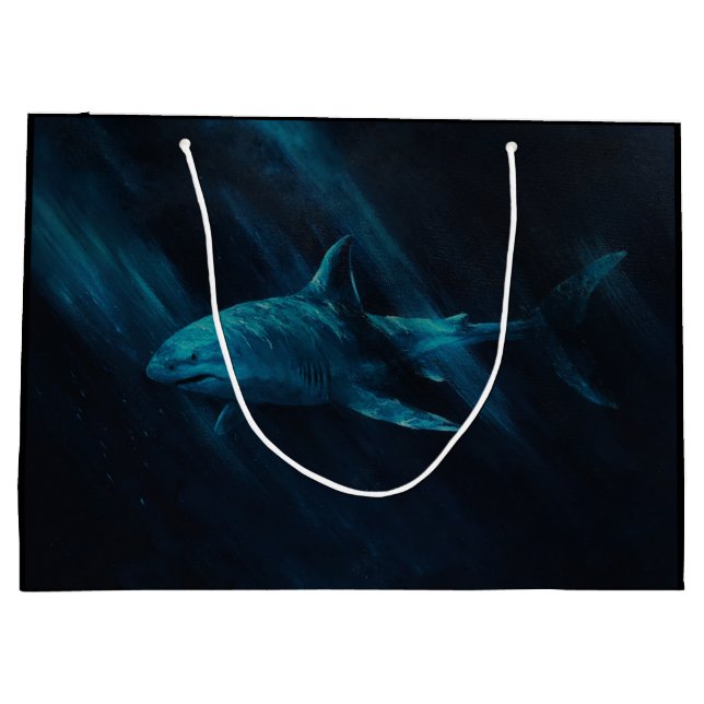 Grand Sac Cadeau Shark Original  (Dos)