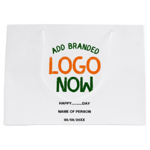 GRAND SAC CADEAU SIMPLE CONTEMPORAIN NETTOYÉ BLANC FASHIONABLE CLIE