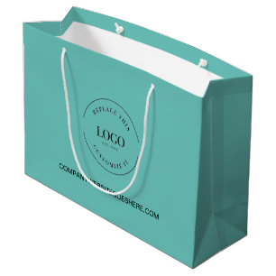 Grand Sac Cadeau Site web de la société commerciale Votre Logo Gra