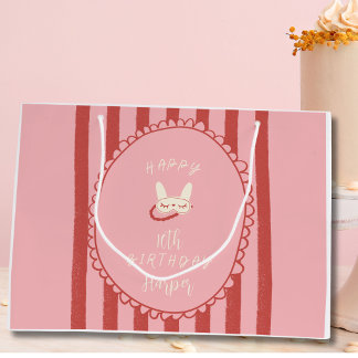 Grand Sac Cadeau sleepover slumber party birthday girl teen vintage