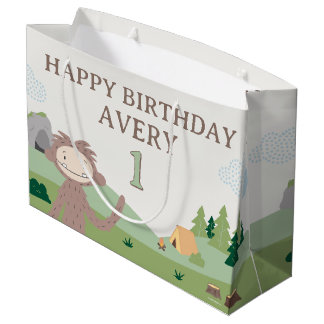 Grand Sac Cadeau Slumberkins Bigfoot Birthday 