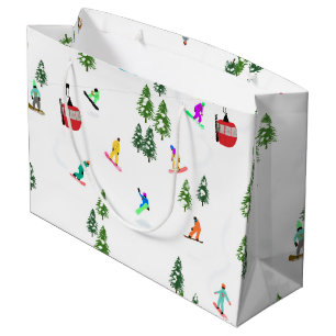 Grand Sac Cadeau Snowboard moderne Snowboard