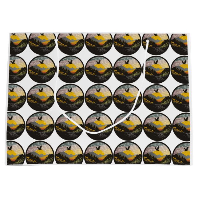 Grand Sac Cadeau Snowdonia (Devant)