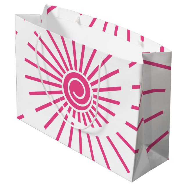 Grand Sac Cadeau Soleil 15 (Dos Angle)