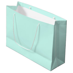 Grand Sac Cadeau Solid cameo green mint soft turquoise