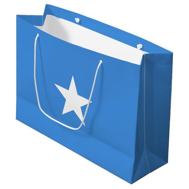 Grand Sac Cadeau Somalia Flag (Devant Angle)