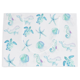 Grand Sac Cadeau Sous la mer