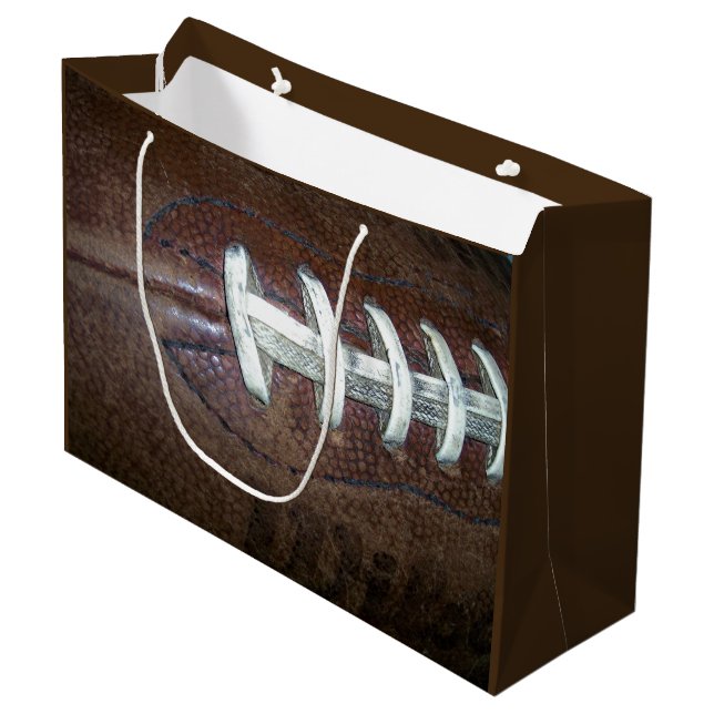 Grand Sac Cadeau Sports du football (Devant Angle)