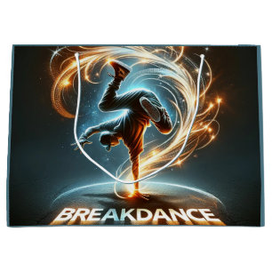 Grand Sac Cadeau "Spotlight Groove" - ​ ​ dansant sous les projecte