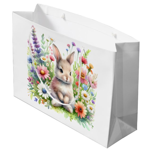 Grand Sac Cadeau Spring Bunny (Dos Angle)