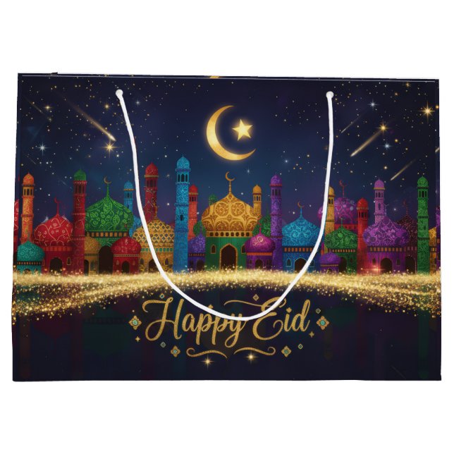 Grand Sac Cadeau Starry Nights Eid (Dos)