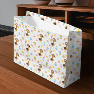 Grand Sac Cadeau Super simple   5 Baby shower Garçon Petit Canards