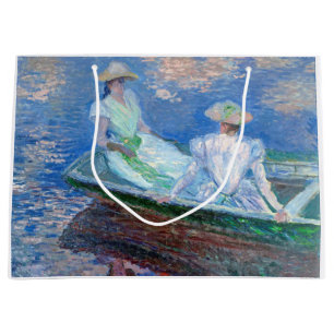 Grand Sac Cadeau Sur le bateau, Monet