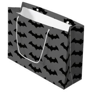 Grand Sac Cadeau Symbole Batman   Logo Grainy