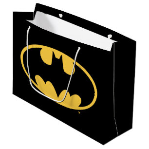 Grand Sac Cadeau Symbole Batman   Logo ovale