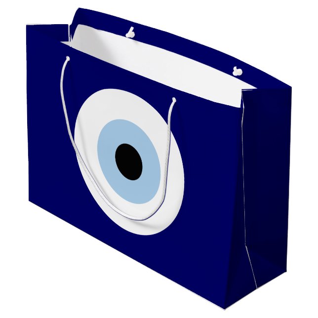 Grand Sac Cadeau Symbole de protection et de bonne chance (Dos Angle)