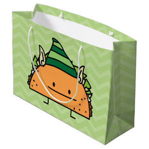 Grand Sac Cadeau Taco Elf