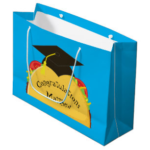 Grand Sac Cadeau Taco Fiesta Graduation Party Mexique