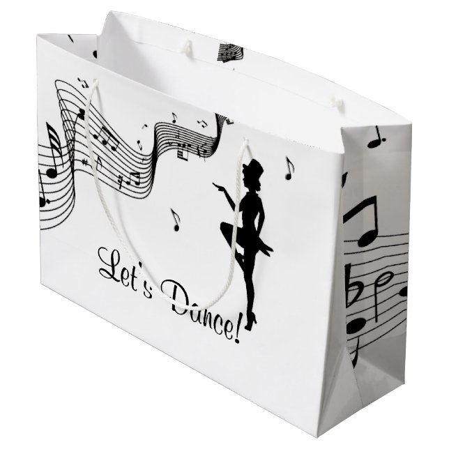 Grand Sac Cadeau Tap Dance 3 (Dos Angle)