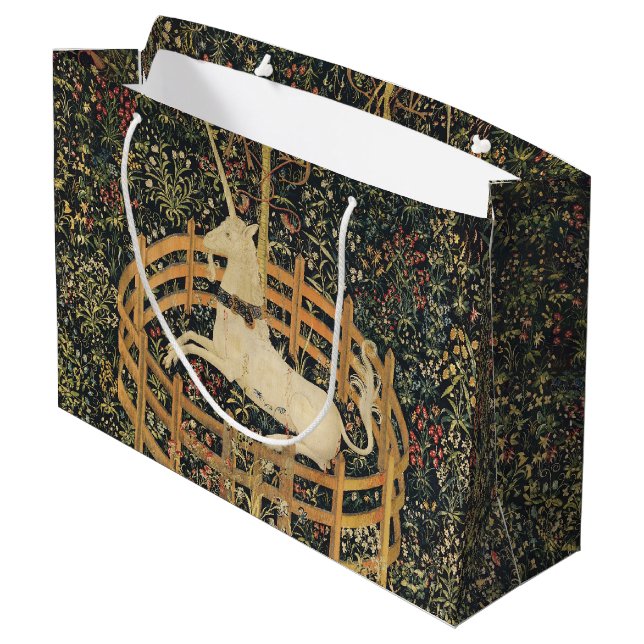 Grand Sac Cadeau Tapisseries Unicorne Tapisserie classique (Dos Angle)