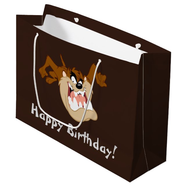 Grand Sac Cadeau TAZ™ Evil Grin (Devant Angle)