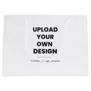 Grand Sac Cadeau Téléchargez votre propre design ici   Modèle perso
