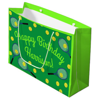 Grand Sac Cadeau Tennis Sports Anniversaire