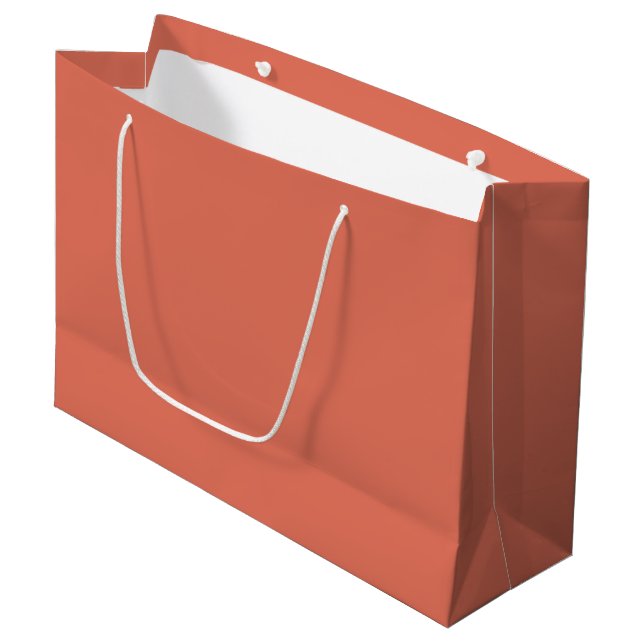 Grand Sac Cadeau Terre cuite (Devant Angle)