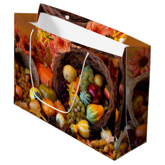 Grand Sac Cadeau Thanksgiving Thanksgiving Thumbo Gift Bag
