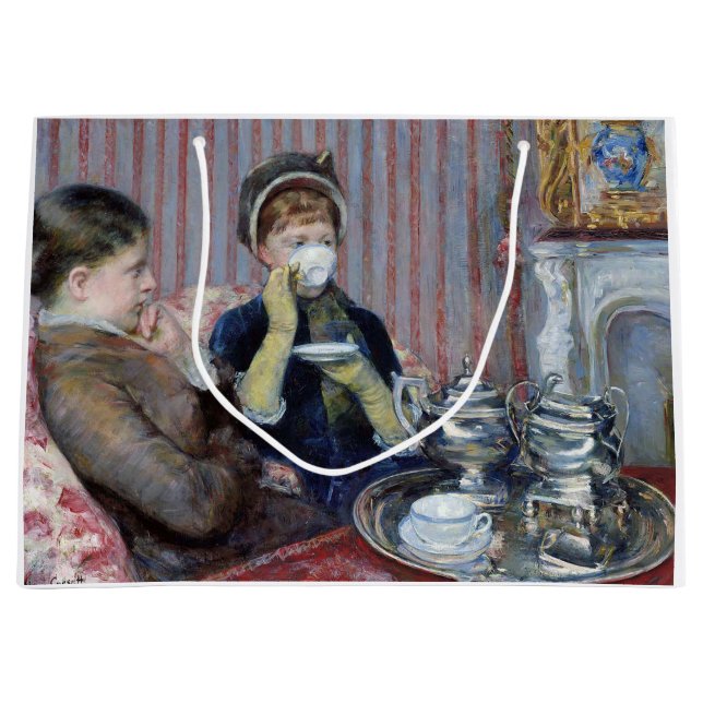 Grand Sac Cadeau Thé de l'après-midi, Mary Cassatt (Devant)