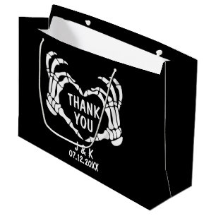 Grand Sac Cadeau Til Death Black Mariage Merci