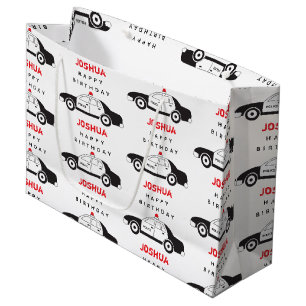 Grand Sac Cadeau Toy Police Car Custom
