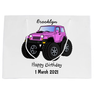 Grand Sac Cadeau Un Pink Monster Cartoon