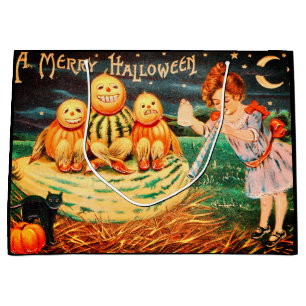 Grand Sac Cadeau Une joyeuse Halloween