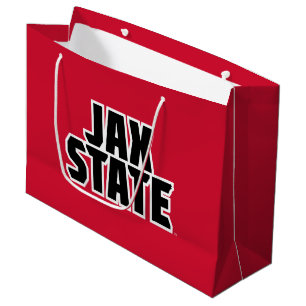 Grand Sac Cadeau Université d'État de Jacksonville JAX STATE Texte
