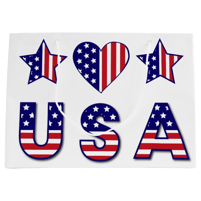 GRAND SAC CADEAU USA (Devant)