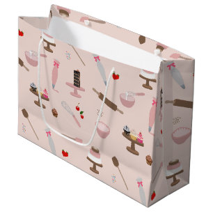 Grand Sac Cadeau Ustensiles de cuisine et de pâtisserie Boulangerie