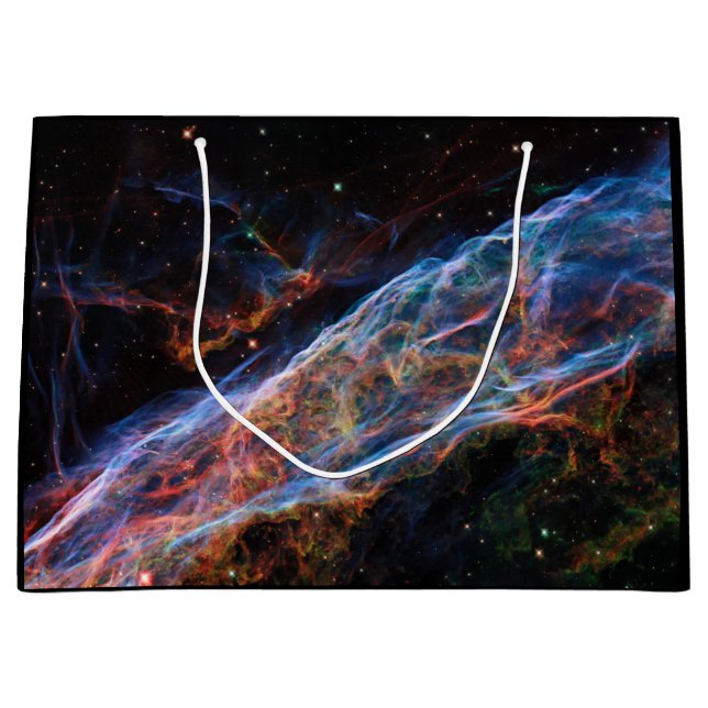 Grand Sac Cadeau Veil Nebula Supernova Reste Télescope Hubble (Devant)