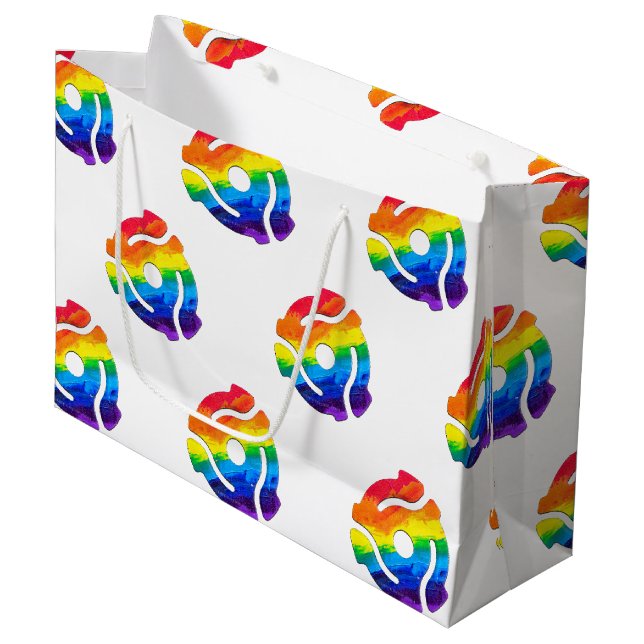 Grand Sac Cadeau Vibran de l'adaptateur d'enregistrement SlipperyJo (Devant Angle)