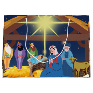 Grand Sac Cadeau Vie de Noël